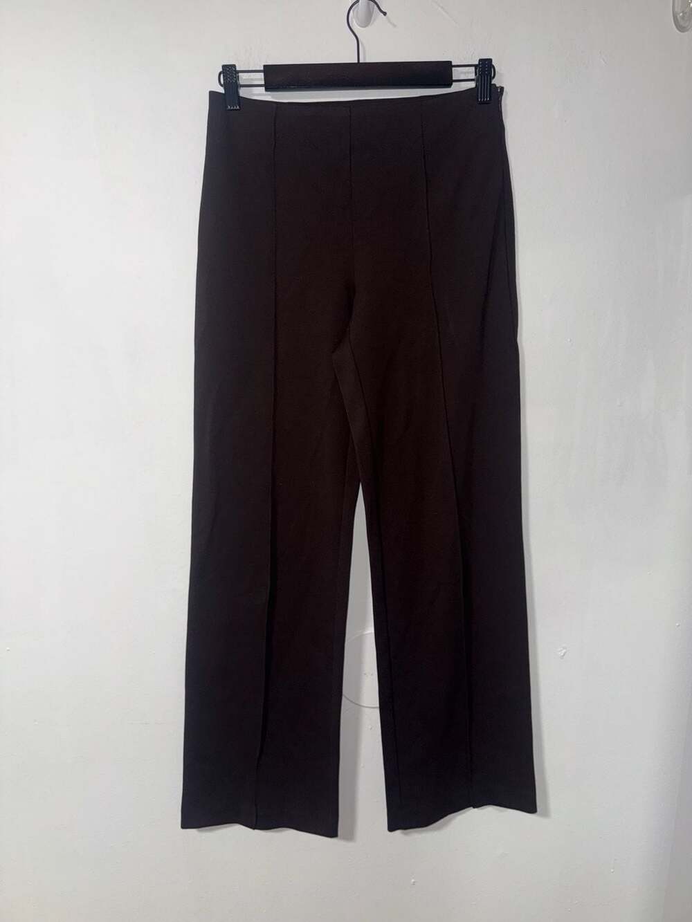 J.McLaughlin Pintuck Flare Pants Size 2 Brown